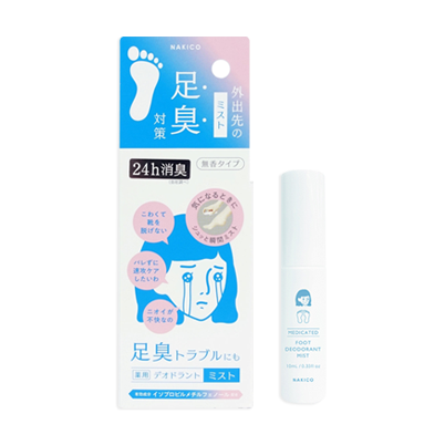 [医薬部外品]NAKICO 薬用デオドラントフットミスト 10ml